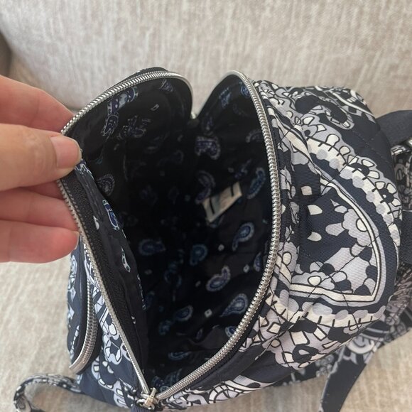 Vera Bradley Mini Backpack - Deep Night Paisley Neutral main image 8